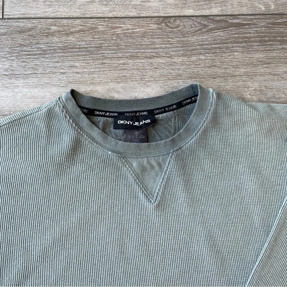 DKNY Ombre Crew Neck Relaxed Sweatshirt - Picture 6 of 14